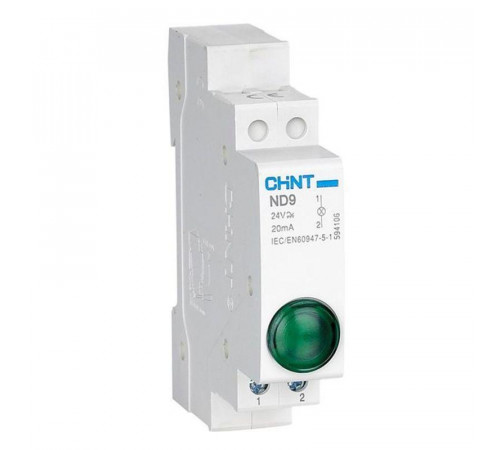 Индикатор ND9-1/g AC/DC 230В (LED) (R) зел. CHINT 594108