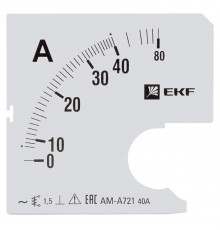 Шкала сменная для A721 80/5А-1.5 PROxima EKF s-a721-80