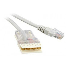 Патч-корд кат.5E 110-RJ45 4 пары PC-110-RJ45-4P-C5e-2M-LSZH-GY LSZH 2м сер. Hyperline 229904