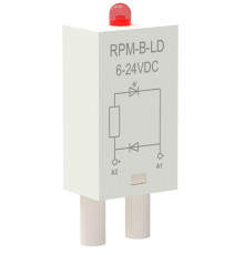 Модуль защиты для реле диод+светодиод 6-24В DC ONI RPM-B-LD-DC6-24V