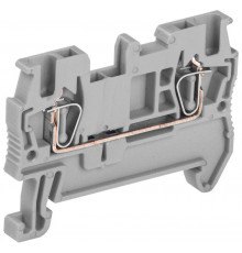 Клемма пружинная КПИ 2в-1.5 17.5А сер. IEK YZN11-001-K03