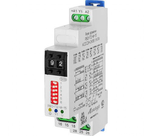 Реле времени РВО-П2-М-15 УХЛ4 24-245В AC/DC Меандр A8302-16932306