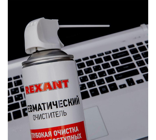 Воздух сжатый (пневматический очиститель) DUST OFF 720мл аэрозоль Rexant 85-0001-2