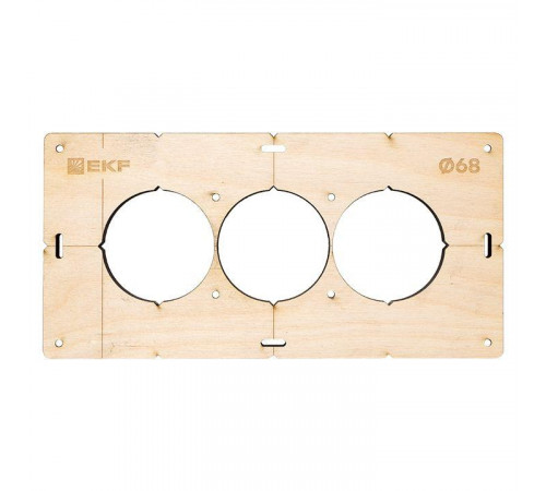 Комплект шаблонов для подрозетников d68мм Expert EKF sh-d68-k