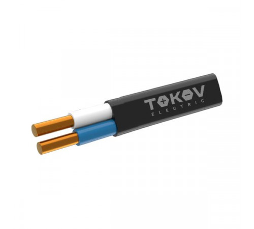 Кабель TOKOV ELECTRIC ВВГ-Пнг(А)-LS 2х2.5 ОК (N) 0.66кВ (уп.100м) ТХМ00407683