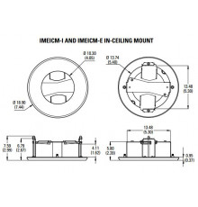 Крепление врезное для Sarix Enh+ внешн. Pelco IMEICM-E