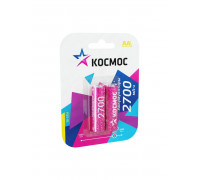 Аккумулятор AA/R6 2700мА.ч NI-MN BP-2 (блист.2шт) КОСМОС KOCR6NIMH2700MAH2BL