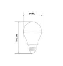 Лампа светодиодная 9.5Вт A60 грушевидная 4000К нейтр. бел. E27 903лм Rexant 604-002