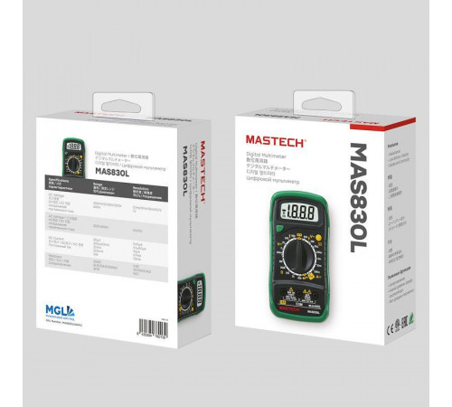 Мультиметр портативный MAS830L Mastech 13-2007