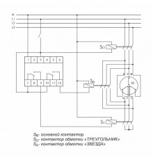 Реле времени PCG-417 2х8А 230В 2НО IP20 звезда-треугольник для пуска электродвиг. монтаж на DIN-рейке F&F EA02.001.020