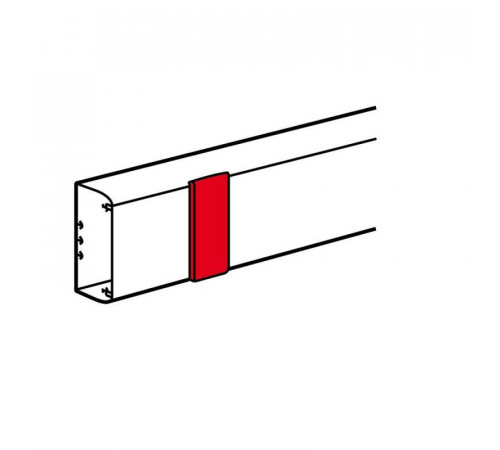 Накладка на стык 40мм для кабель-канала 195х65мм Leg 010800