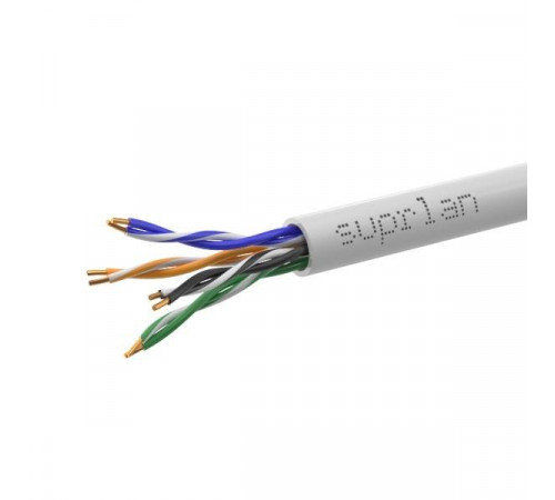 Кабель витая пара U/UTP кат.5E 4х2х24AWG solid Cu LSZH нг(А)-HF In. Premium 305м (м) SUPRLAN 01-0307-1