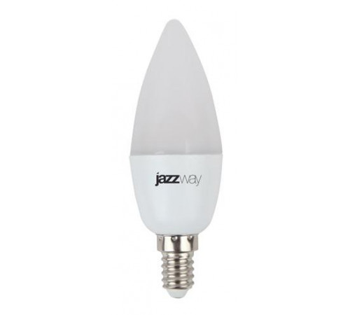 Лампа светодиодная PLED-SP 7Вт C37 свеча 5000К холод. бел. E14 560лм 230В JazzWay 1027832-2