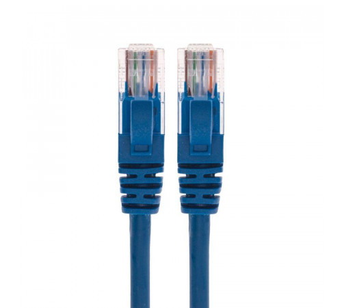 Патч-корд U/UTP CAT 5e RJ45-RJ45 26AWG LSZH син. 1.5м Rexant 02-0104-105