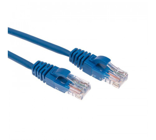 Патч-корд U/UTP CAT 5e RJ45-RJ45 26AWG LSZH син. 1.5м Rexant 02-0104-105