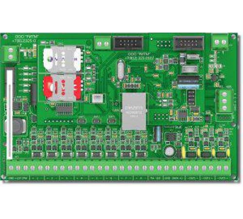 Панель охран. радиоканальн. Контакт GSM-16 (с GSM коммуникат. до 16 провод. ШС) Ритм 236066