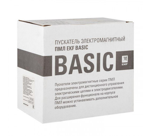 Пускатель ПМЛ-4160М 65А кат. 230В AC Basic EKF pml-s-65-230-basic