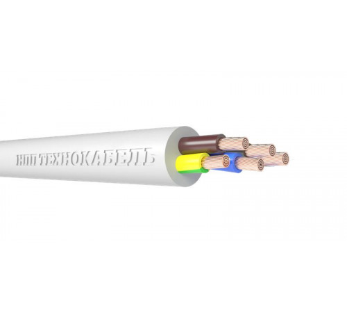 Провод ПВС 5х6 (4х6+1х6) 380В Б (м) Технокабель 00-00148802