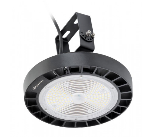 Светильник ДСП IB 10 S 100W W 850 BK LED Highbay D257xH111мм 100Вт 5000К IP65 подвес черн. Русский Свет 16091023046