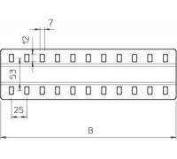 Комплект планка соед. для лотков H85мм оцинк. SSLB 100 DD OBO 7070306