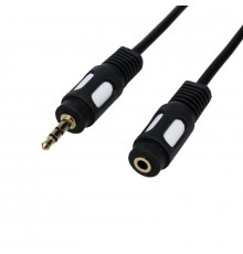 Шнур 3.5 Stereo Plug - 3.5 Stereo Jack 3м (GOLD) Rexant 17-4015