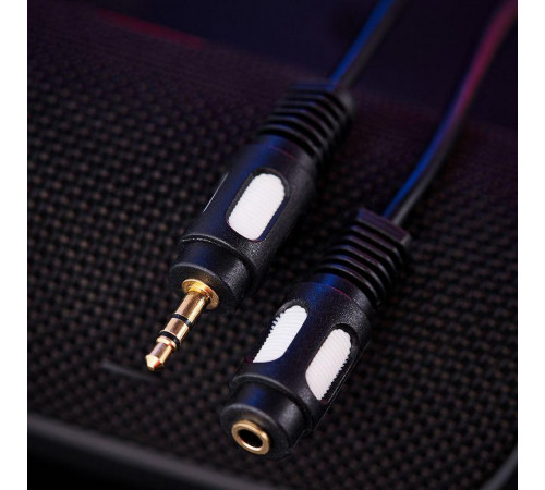 Шнур 3.5 Stereo Plug - 3.5 Stereo Jack 3м (GOLD) Rexant 17-4015