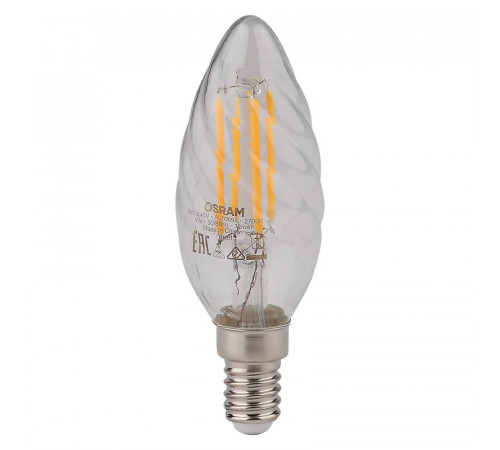 Лампа светодиодная филаментная LED STAR CLASSIC BW 40 4W/827 230V FIL FS1 E14 OSRAM 4058075055391