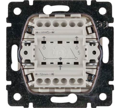 Выключатель 2-кл. СП Valena 10А IP31 250В механизм сл. кость Leg 774305