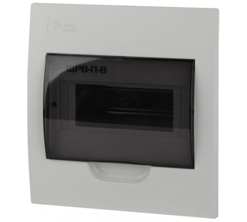 Бокс ЩРВ-П-8 мод. встраив. пластик IP41 SIMPLE NO-box_simple-plastic_8_flush ЭРА Б0041511