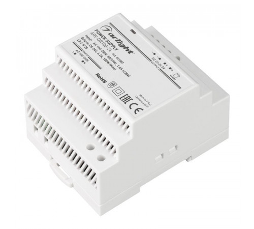 Блок питания ARV-DR100-24 24В 4.2А 100Вт IP20 DIN-рейка Arlight 031087