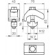 Комплект фиксатора TKH H30 гор. оцинк. TKH-S-30 FT (уп.2шт) OBO 6355804