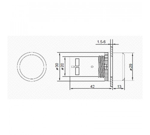 Кнопка EB22 возвратная желт. NO+NC 300В Rexant 36-5532