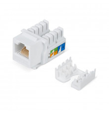 Вставка Keystone Jack RJ45 кат.5E неэкранир. WR-KJ-RJ45-C5E-90 90град. заделка тип 110 бел. WRline 505212