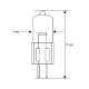Лампа галогенная JC 35Вт 12В капс. g4 Camelion 2169