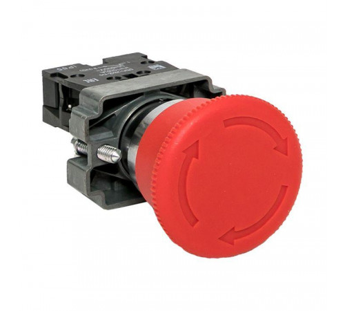 Кнопка "Грибок" BS542 NC IP65 поворотн. красн. PROxima EKF xb2-bs542-65