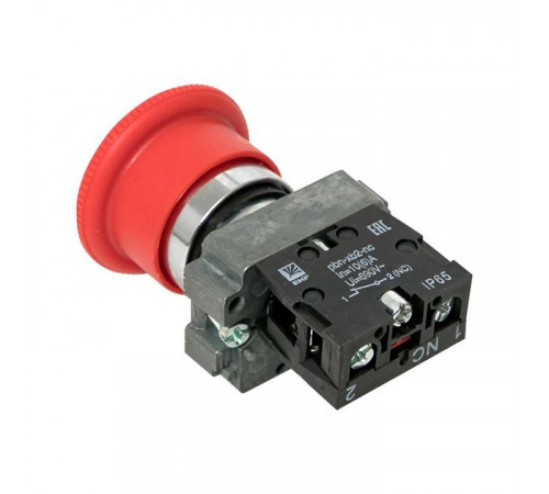 Кнопка "Грибок" BS542 NC IP65 поворотн. красн. PROxima EKF xb2-bs542-65