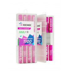 Аккумулятор AAA/R03 1100мА.ч Ni-MH 8B (уп.8шт) КОСМОС KOCR03NIMH1100mAh8B