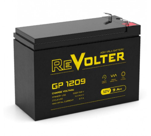 Аккумулятор 12В 9А.ч REVOLTER GP 1209