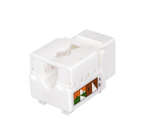 Модуль Keystone Jack RJ45 (8P8C) UTP кат.5E инструментал. бел. SUPRLAN 10-0313