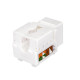 Модуль Keystone Jack RJ45 (8P8C) UTP кат.5E инструментал. бел. SUPRLAN 10-0313