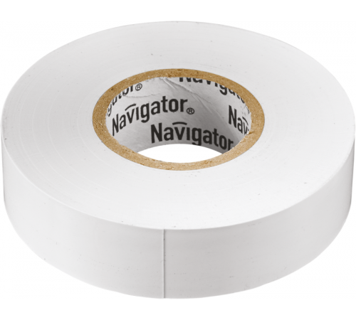 Изолента ПВХ 15мм (рул.10м) бел. NIT-B15-10/WH Navigator 71228