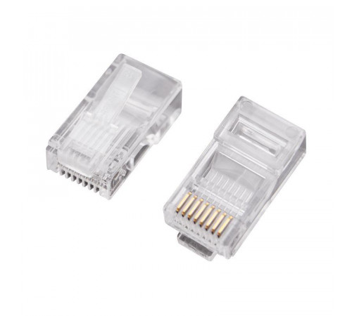 Джек компьютерный RJ45 (8P8C) кат.5E (уп.100шт) Rexant 05-1021