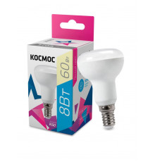 Лампа светодиодная R50 8Вт 220В E14 3000К Космос Lksm_LED8wR50E1430