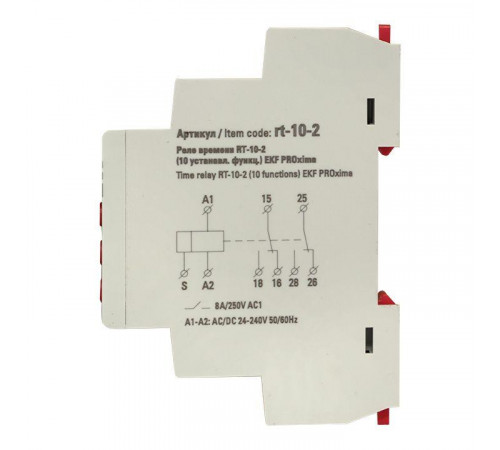 Реле времени RT-10-2 (10 устанавл. функц.) PROxima EKF rt-10-2