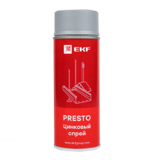 Спрей цинковый "Presto" 400мл EKF lp-zinc