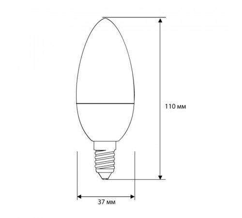 Лампа светодиодная LED10-C35/845/E14 10Вт 220В Camelion 13561