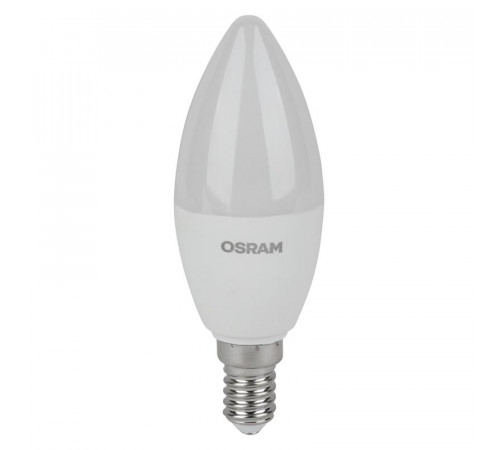 Лампа светодиодная LED Value LVCLB60 7SW/830 7Вт свеча матовая E14 230В 2х5 RU (уп.5шт) OSRAM 4058075577923