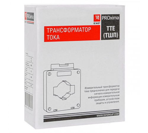 Трансформатор тока ТТЕ 60 600/5А кл. точн. 0.5 5В.А EKF tte-60-600/tc-60-600