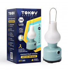 Фонарь кемпинговый на батарейках AAx3 TOKOV ELECTRIC TKE-KF-B-01