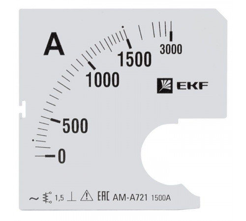 Шкала сменная для A721 1500/5А-1.5 PROxima EKF s-a721-1500